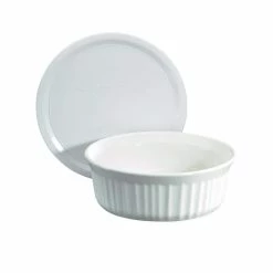French White 10-Piece Ceramic Bakeware Set by Corningware -Cheap Bakeware Store white corningware bakeware sets 1117223 4f 1000