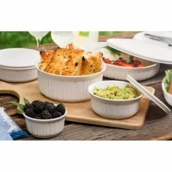 French White 10-Piece Ceramic Bakeware Set by Corningware -Cheap Bakeware Store white corningware bakeware sets 1117223 fa 1000