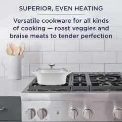 3.2 qt. White Cast Aluminum Roaster with Lid by Corningware 16 3.2 qt. White Cast Aluminum Roaster with Lid by Corningware -Cheap Bakeware Store white corningware baking dishes 1143456 44 1000