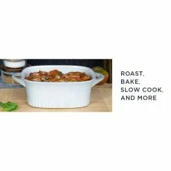 3.2 qt. White Cast Aluminum Roaster with Lid by Corningware 13 3.2 qt. White Cast Aluminum Roaster with Lid by Corningware -Cheap Bakeware Store white corningware baking dishes 1143456 c3 1000