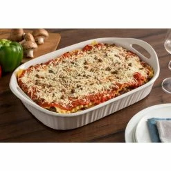 French White 3-Qt Ceramic Baker by Corningware -Cheap Bakeware Store white corningware casserole dishes 1105936 1f 1000