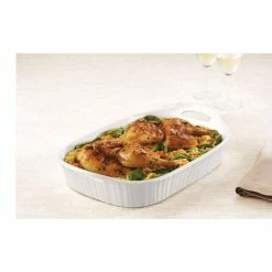 French White 3-Qt Ceramic Baker by Corningware -Cheap Bakeware Store white corningware casserole dishes 1105936 76 1000