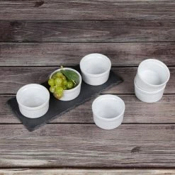 Iron Works 3 oz. Ceramic Ramekin by Creative Home 16 Iron Works 3 oz. Ceramic Ramekin by Creative Home -Cheap Bakeware Store white creative home bakeware sets 73065 44 1000