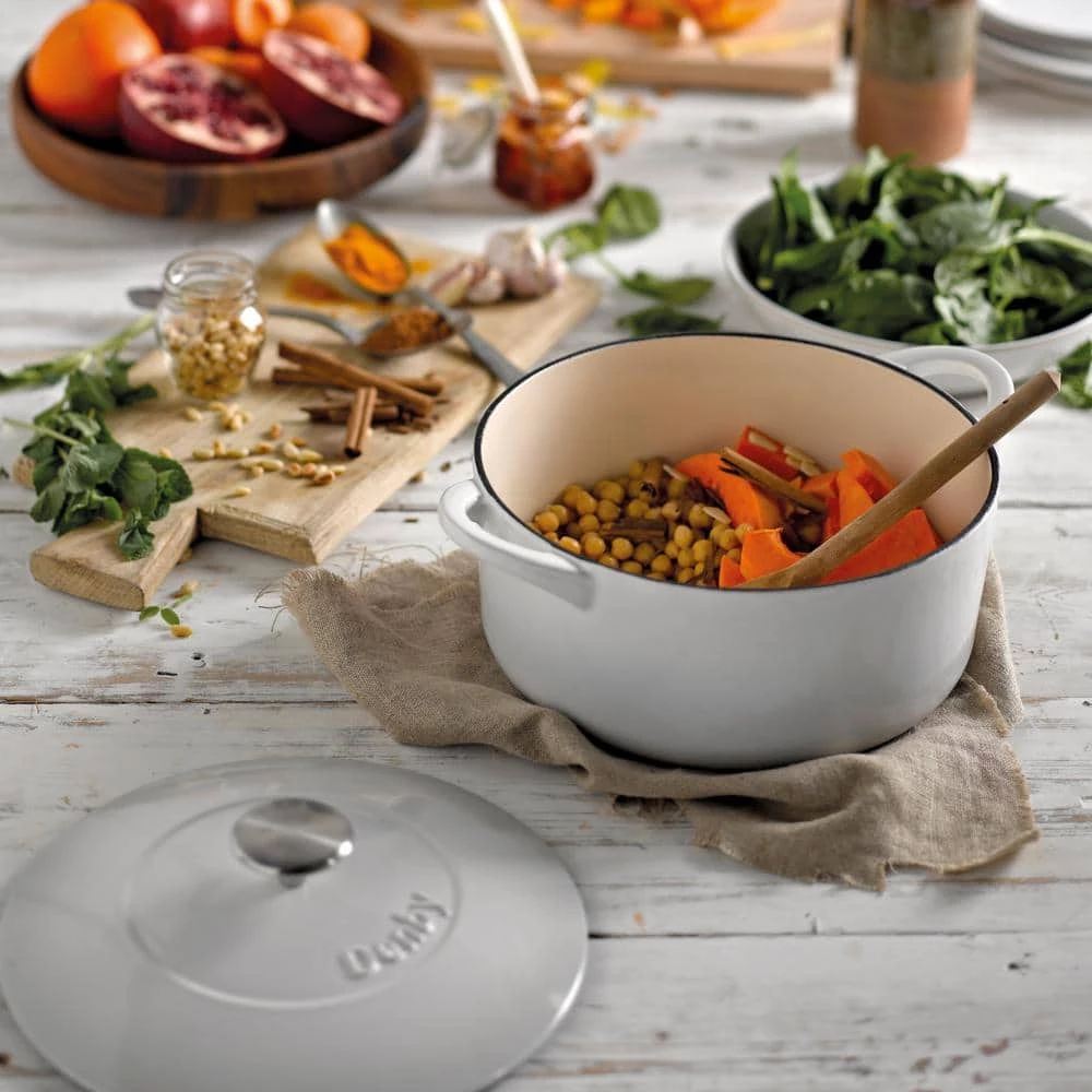 Natural Canvas Cast Iron 2.5L Round Casserole by Denby 3 Natural Canvas Cast Iron 2.5L Round Casserole by Denby - Image 3