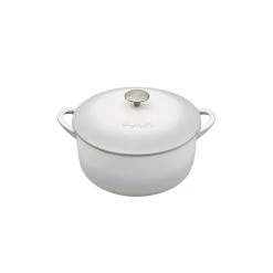 Natural Canvas Cast Iron 2.5L Round Casserole by Denby