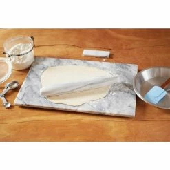 Marble 12 in. White Tapered RP by Fox Run -Cheap Bakeware Store white fox run rolling pins 48760 c3 1000