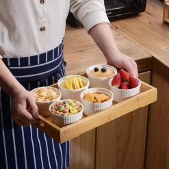 Ramekin 6-Piece 3.5 in. Ramekins Ivory White Porcelain Dishes (Set of 6) by MALACASA 16 Ramekin 6-Piece 3.5 in. Ramekins Ivory White Porcelain Dishes (Set of 6) by MALACASA -Cheap Bakeware Store white malacasa bakeware sets ramekin dish 003 76 1000