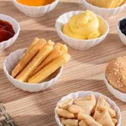 Ramekin 12-Piece 3 in. Ramekins Ivory White Porcelain (Set of 12) by MALACASA -Cheap Bakeware Store white malacasa bakeware sets ramekin dish 020 31 1000