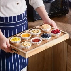 Ramekin 12-Piece 3 in. Ramekins Ivory White Porcelain (Set of 12) by MALACASA -Cheap Bakeware Store white malacasa bakeware sets ramekin dish 020 44 1000