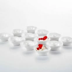 3.5 in. White Ceramic Ramekins Set for Souffle Dishes (Set of 6) by MALACASA -Cheap Bakeware Store white malacasa ramekins ramekin dish 014 31 1000