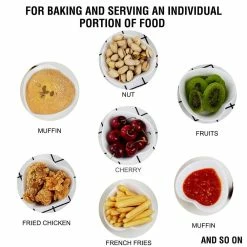 3.5 in. White Ceramic Ramekins Set Souffle Dishes (Set of 12) by MALACASA -Cheap Bakeware Store white malacasa ramekins ramekin dish 015 76 1000