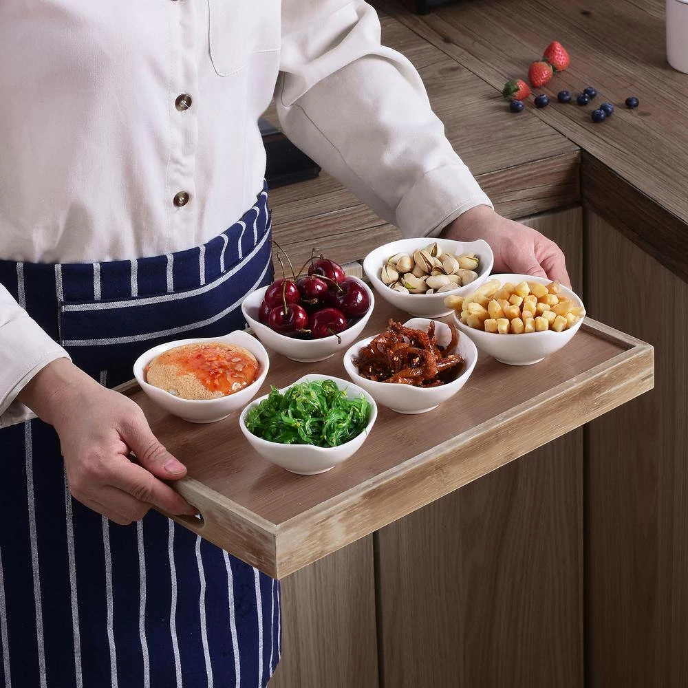 4.3 in. White Ceramic Ramekins Serving Bowls for Creme Brulee (Set of 6) by MALACASA 8 4.3 in. White Ceramic Ramekins Serving Bowls for Creme Brulee (Set of 6) by MALACASA - Image 8