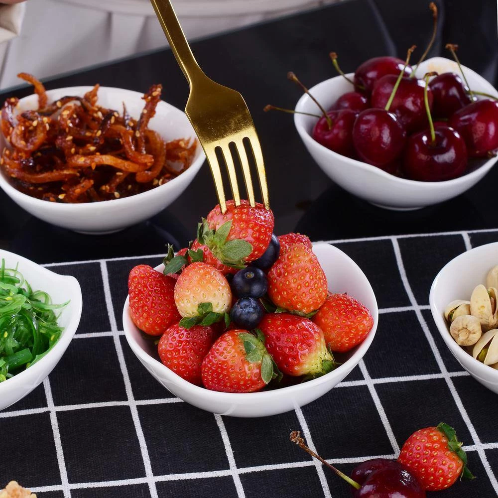 4.3 in. White Ceramic Ramekins Serving Bowls for Creme Brulee (Set of 6) by MALACASA 7 4.3 in. White Ceramic Ramekins Serving Bowls for Creme Brulee (Set of 6) by MALACASA - Image 7