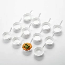 3.75 in. White Porcelain Ramekins Serving Dishes Set (Set of 12) by MALACASA -Cheap Bakeware Store white malacasa ramekins ramekin dish 021 31 1000