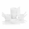 3.75 in. White Porcelain Ramekins Serving Dishes Set (Set of 12) by MALACASA