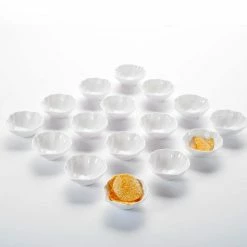 3.5 in. Porcelain White Ramekins Souffle Dishes Serving Bowls by MALACASA -Cheap Bakeware Store white malacasa ramekins ramekin dish 031 44 1000