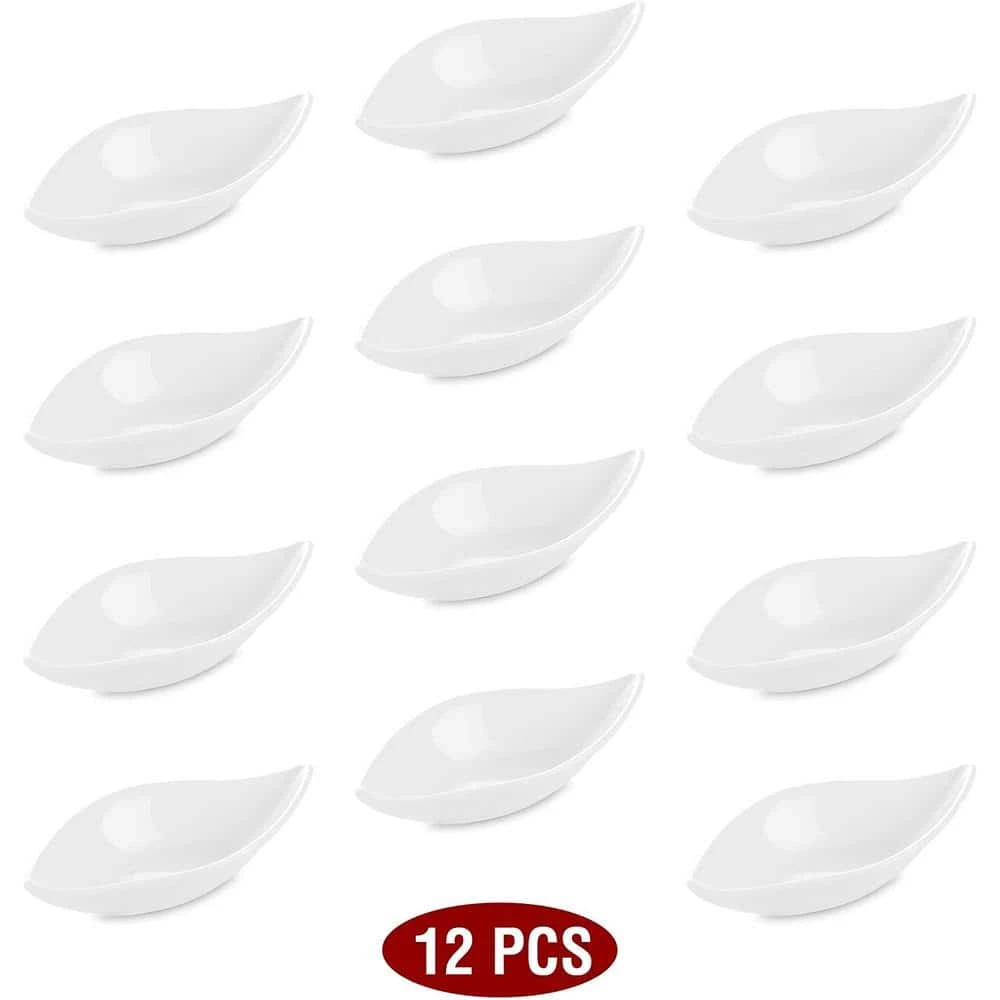 4.75-Inch Porcelain White Ramekins Set for Souffle Dishes (Set of 12) by MALACASA 5 4.75-Inch Porcelain White Ramekins Set for Souffle Dishes (Set of 12) by MALACASA - Image 5