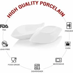 4.75-Inch Porcelain White Ramekins Set for Souffle Dishes (Set of 12) by MALACASA 8 4.75-Inch Porcelain White Ramekins Set for Souffle Dishes (Set of 12) by MALACASA -Cheap Bakeware Store white malacasa ramekins ramekin dish 035 4f 1000