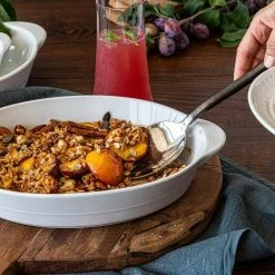 3-Piece Oval White Porcelain Bakeware (Set of 3) by Over and Back 12 3-Piece Oval White Porcelain Bakeware (Set of 3) by Over and Back -Cheap Bakeware Store white over and back bakeware sets 934959 fa 1000