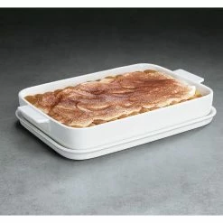 Clever Cooking 2-Piece 13.25 in. Rectangular Casserole Dish with Lid by Villeroy & Boch -Cheap Bakeware Store white villeroy boch bakeware sets 1360216202 1f 1000